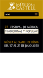 Mobile Screenshot of musicaalcastell.com