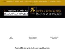 Tablet Screenshot of musicaalcastell.com